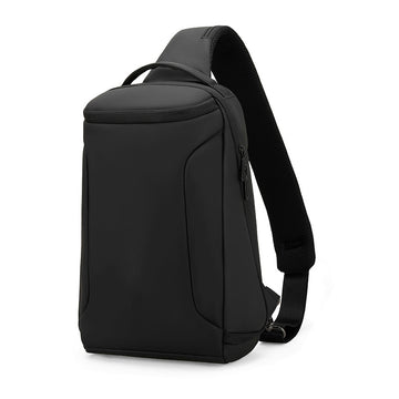 Sling Crossbody Bag Fits 12inch iPad Shoulder Messenger Bags Male Waterproof USB Recharging Sling bag